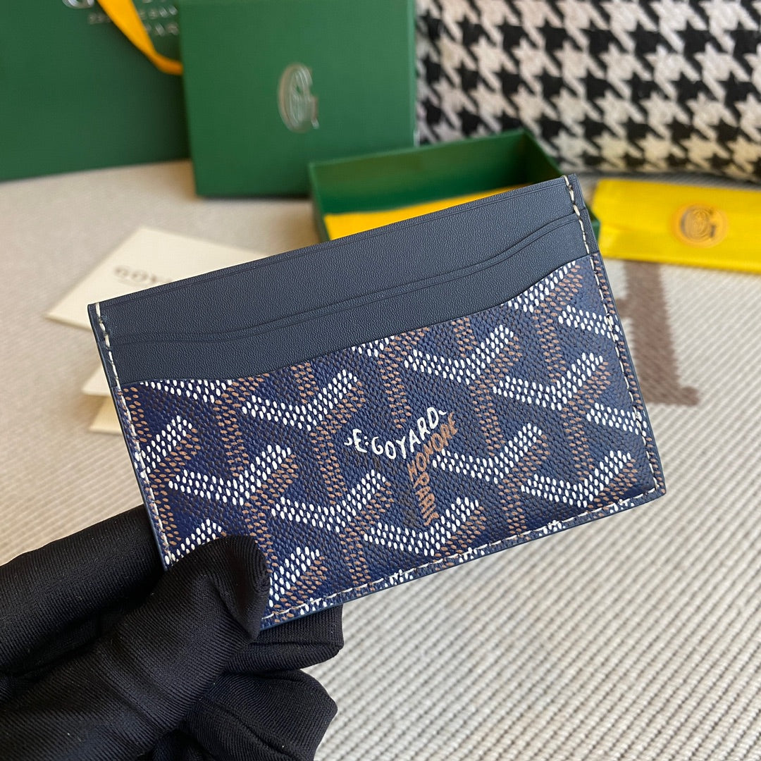 (PRE ORDER) GOYARD CARDHOLDER - NAVY