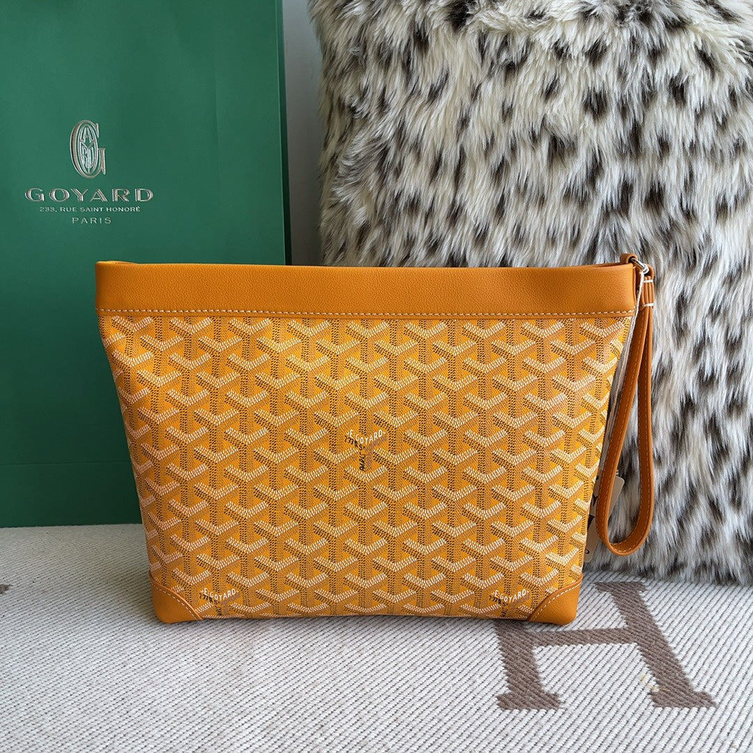 (PRE ORDER) GOYARD POUCH - YELLOW