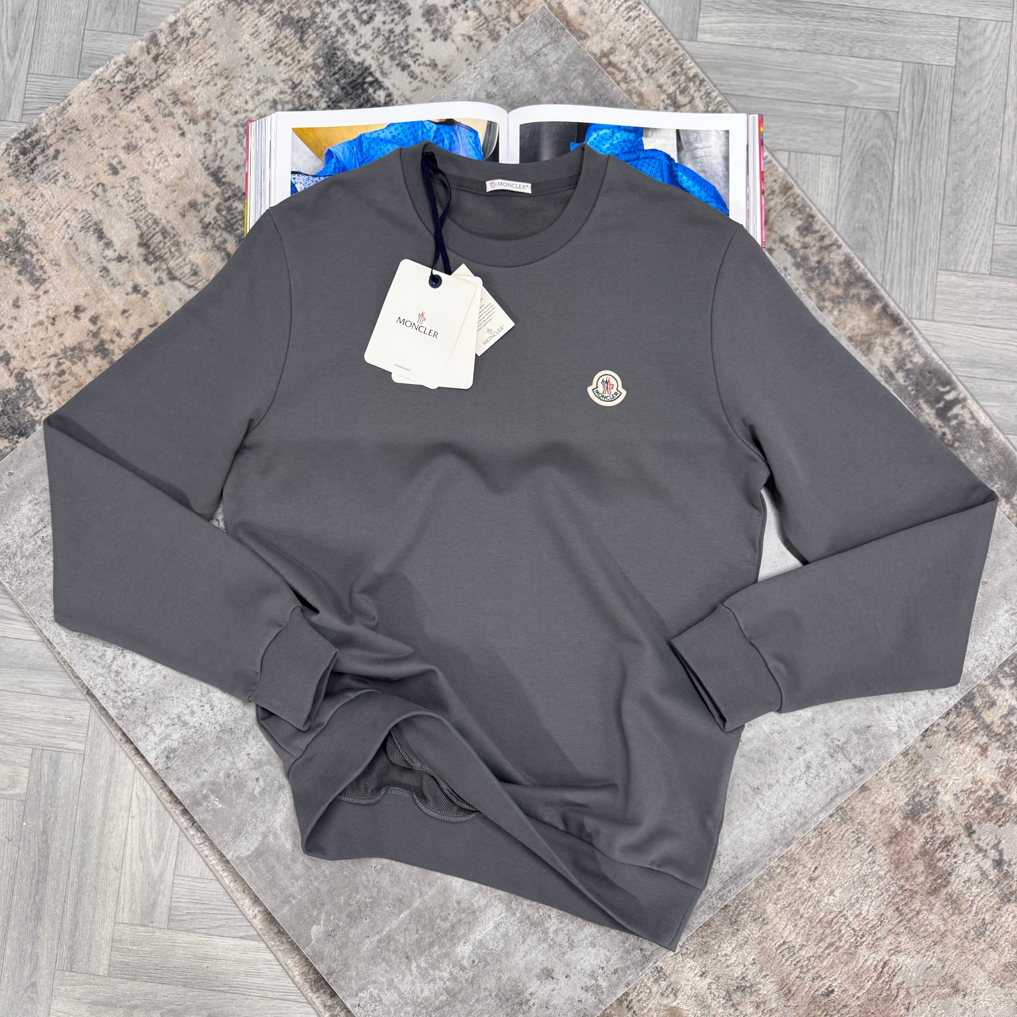 MNCLR CREWNECK JUMPER - CHARCOAL