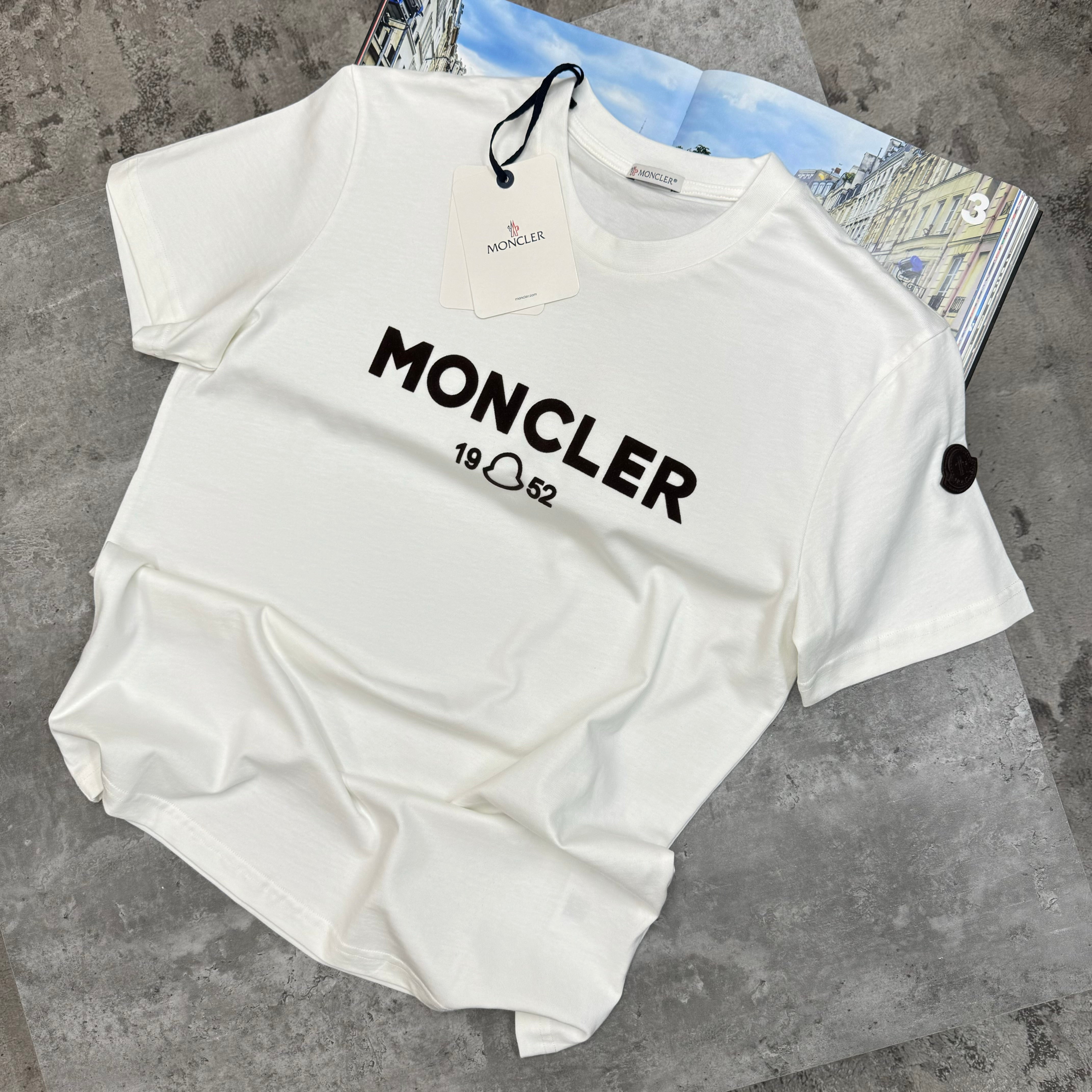 MONCLER 1952 T SHIRT - OFF WHITE