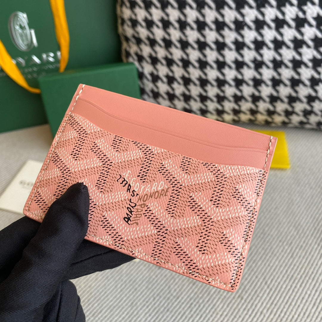 (PRE ORDER) GOYARD CARDHOLDER - SALMON