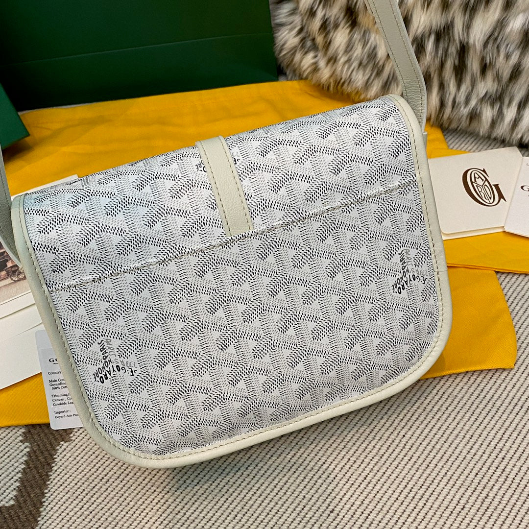 (PRE ORDER) GOYARD MESSENGER BAG - WHITE