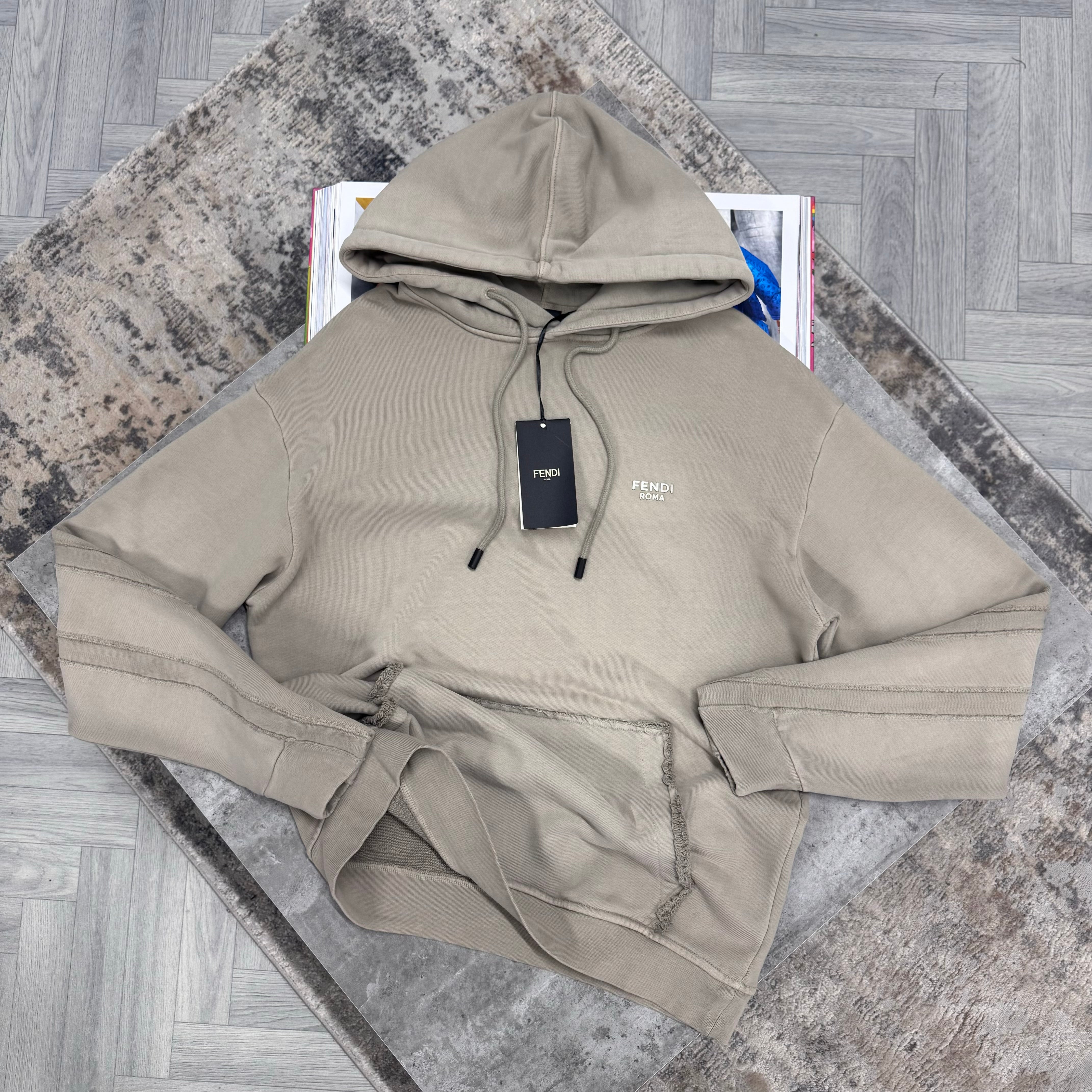 FDI LOGO HOODIE - WASHED BEIGE