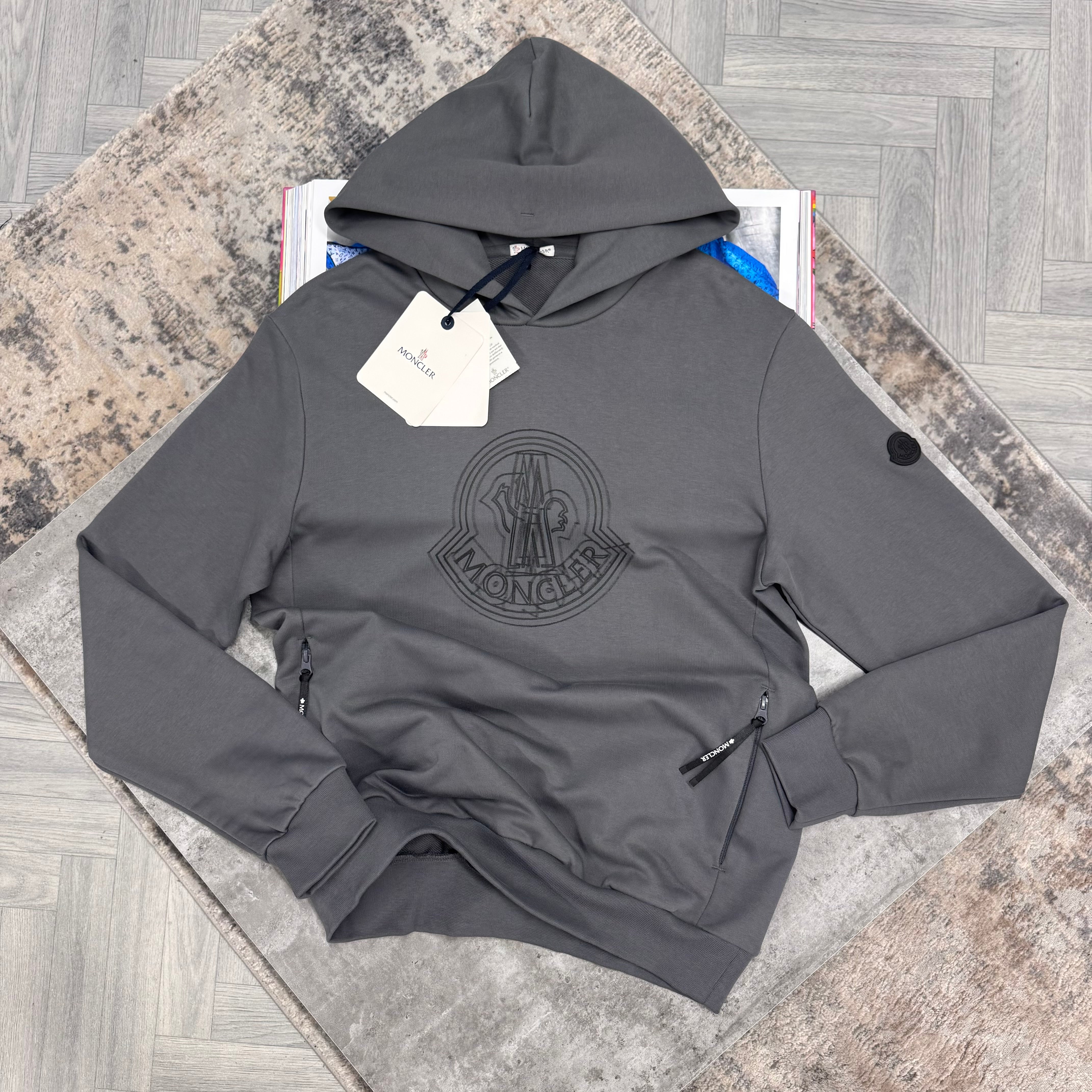 MNCLR 3D LOGO HOODIE - CHARCOAL