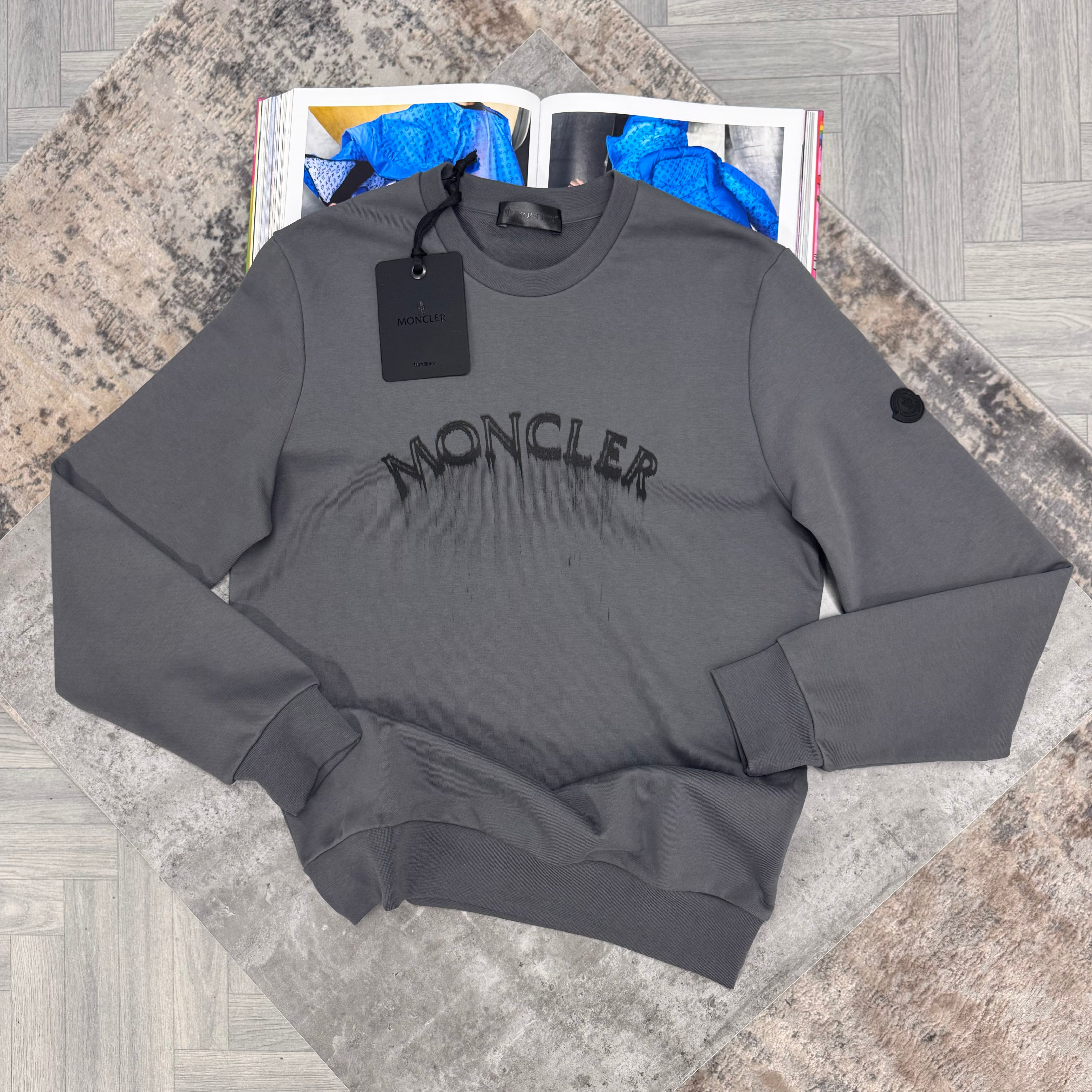 MNCLR DRIP JUMPER - CHARCOAL