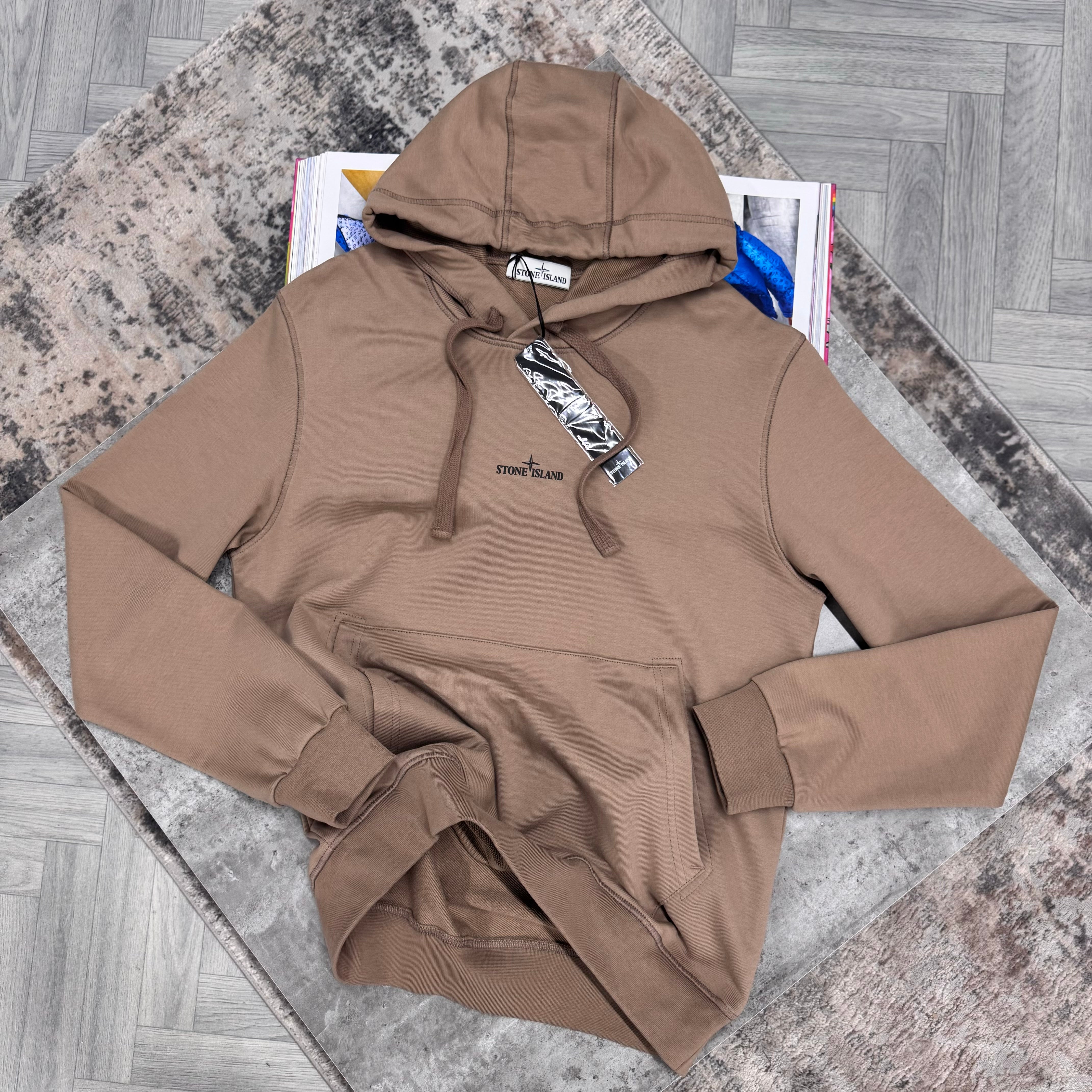 STONEY COMPASS HOODIE - BROWN