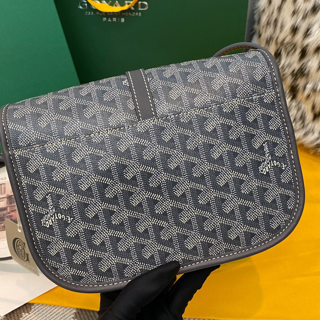 (PRE ORDER) GOYARD MESSENGER BAG - GREY