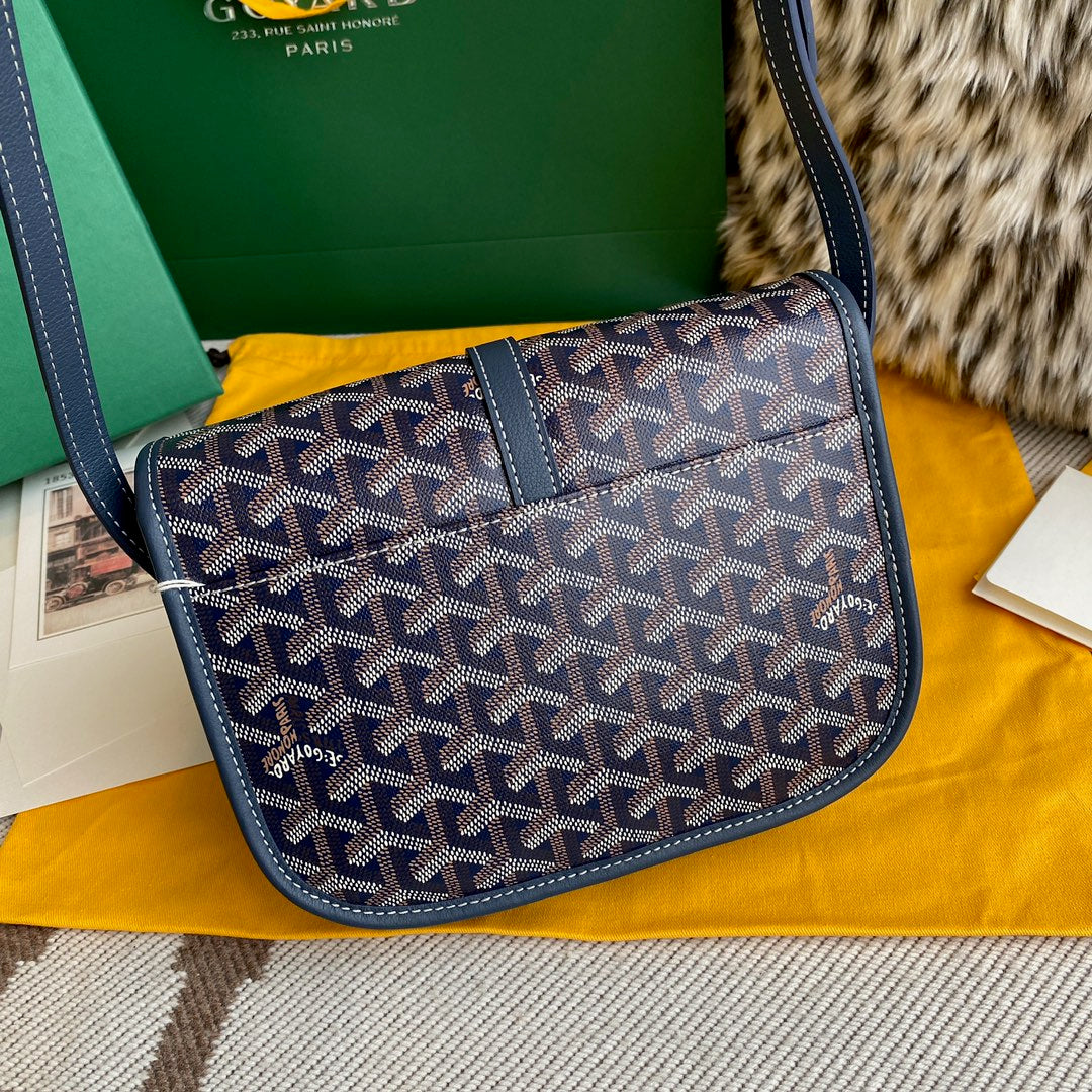 (PRE ORDER) GOYARD MESSENGER BAG - NAVY