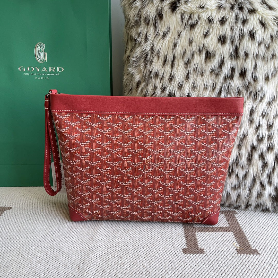 (PRE ORDER) GOYARD POUCH - RED