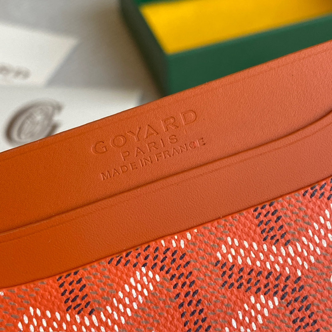 (PRE ORDER) GOYARD CARDHOLDER - ORANGE