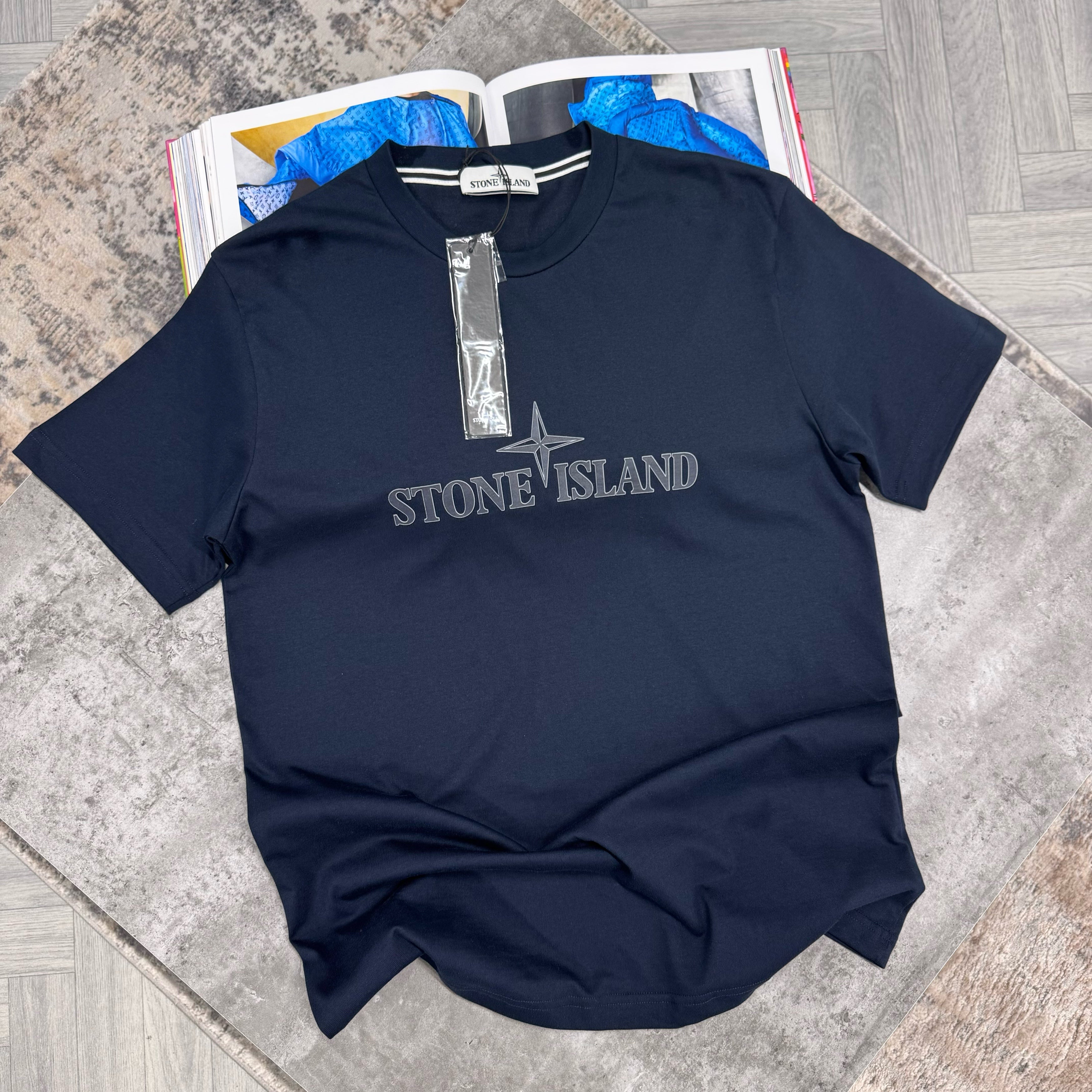 STONEY T SHIRT - NAVY