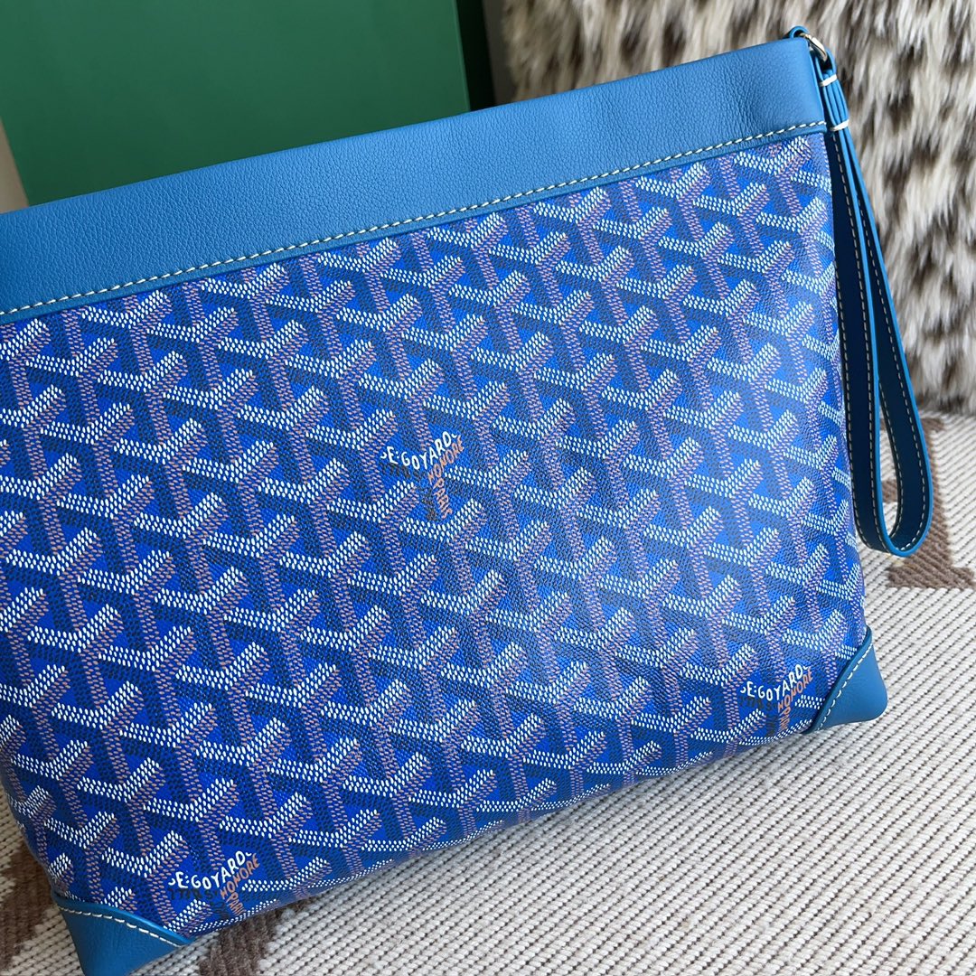 (PRE ORDER) GOYARD POUCH - BLUE