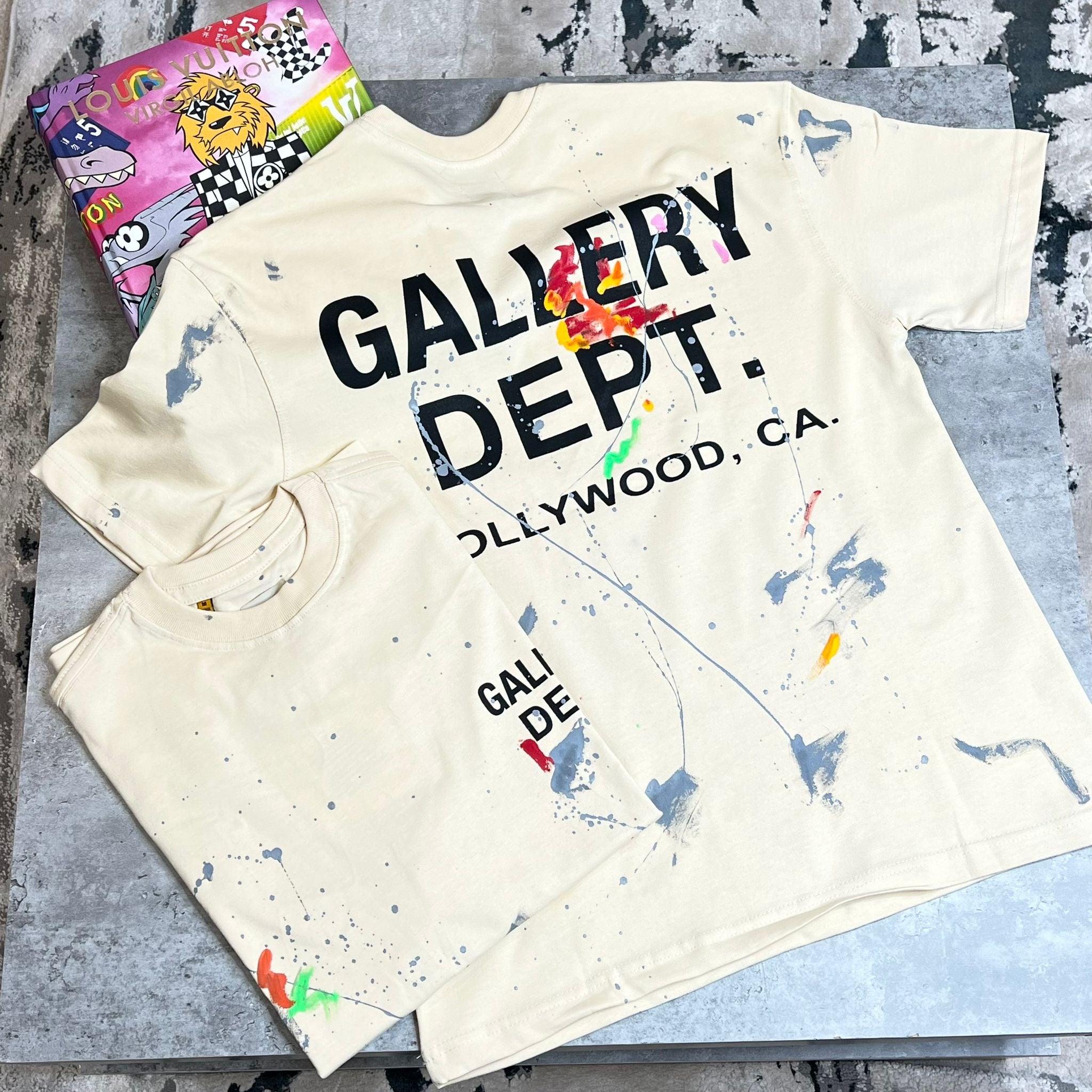 GALLERY DEPT T SHIRT - CREAM