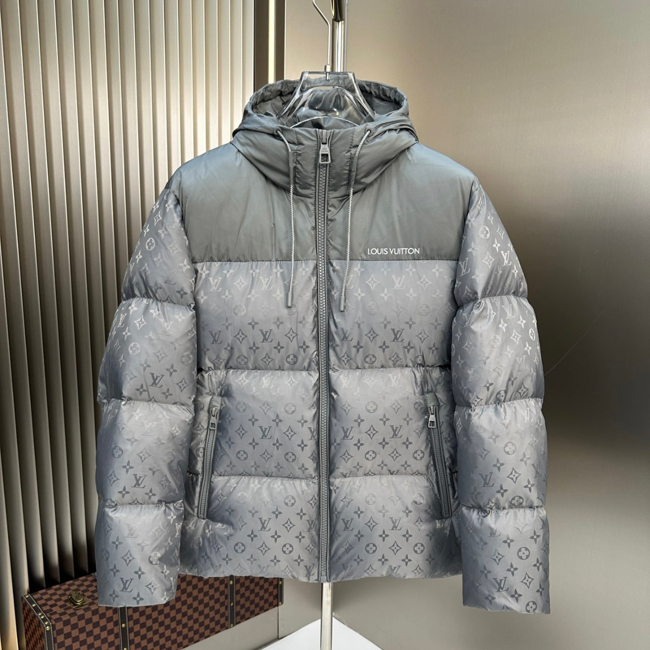 (PRE ORDER) LOUIS VUITTON MONOGRAM COAT - GREY