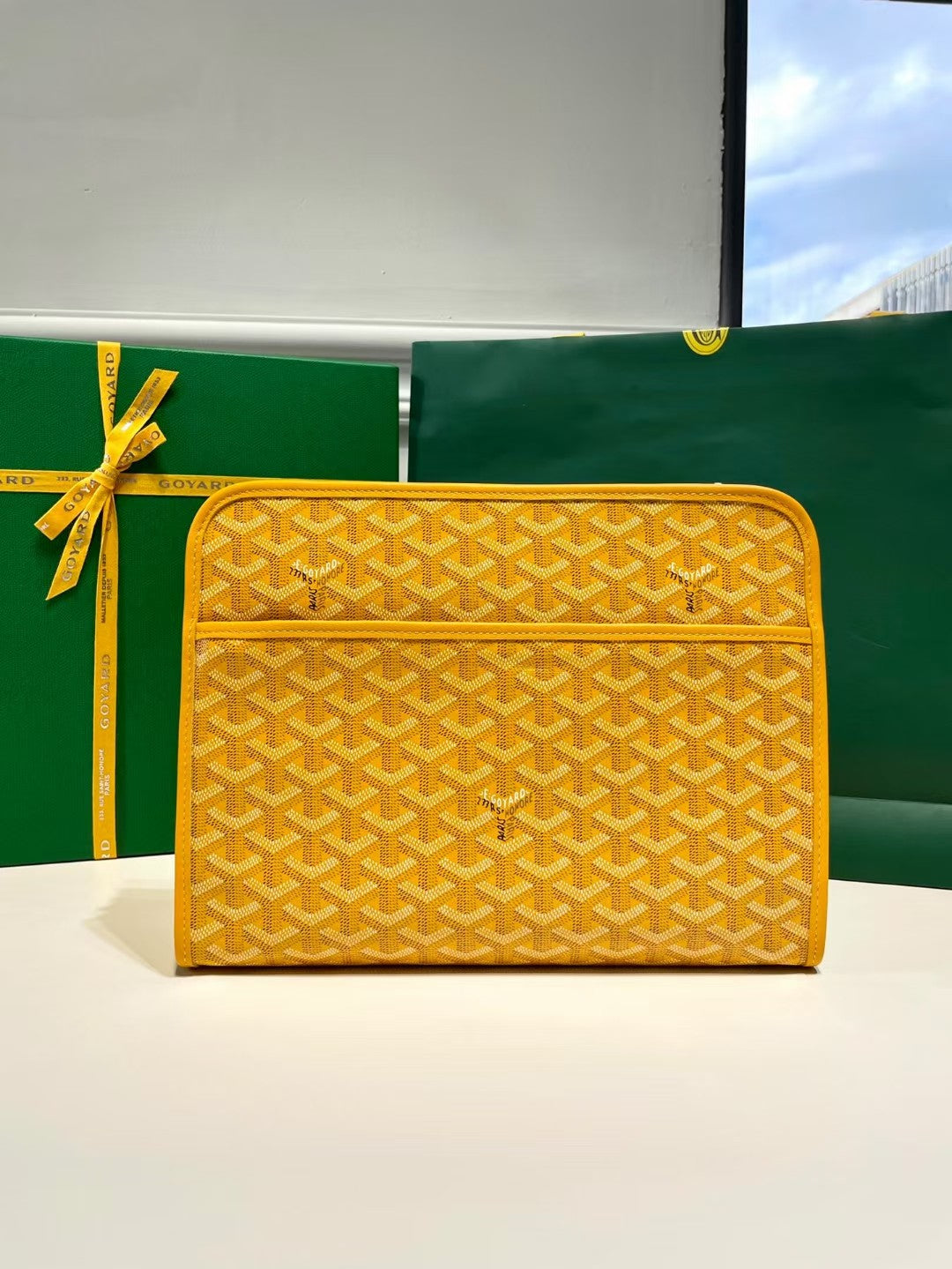 (PRE ORDER) GOYARD POUCH - YELLOW