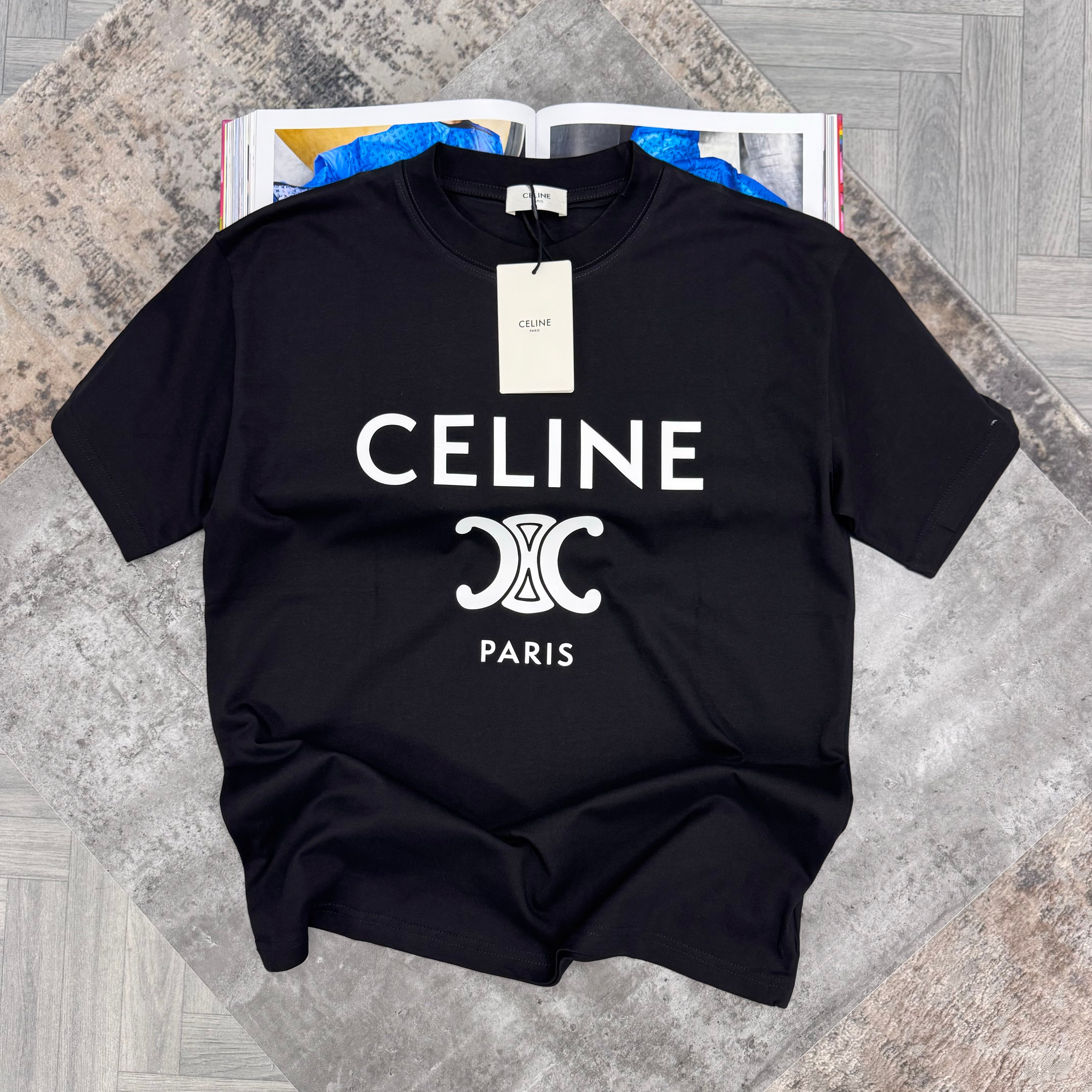 CEL PARIS T SHIRT - BLACK