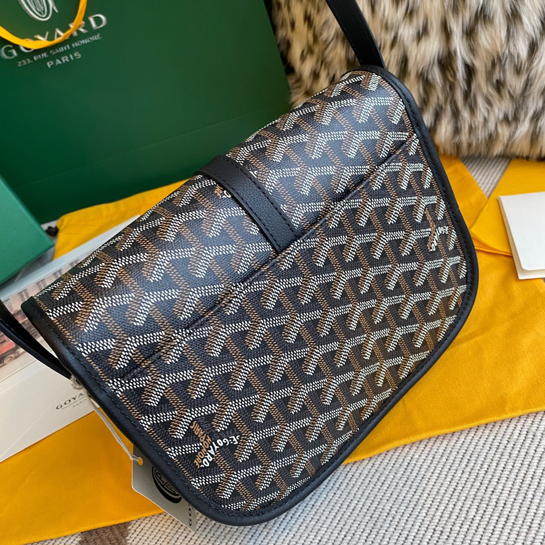 (PRE ORDER) GOYARD MESSENGER BAG - BLACK