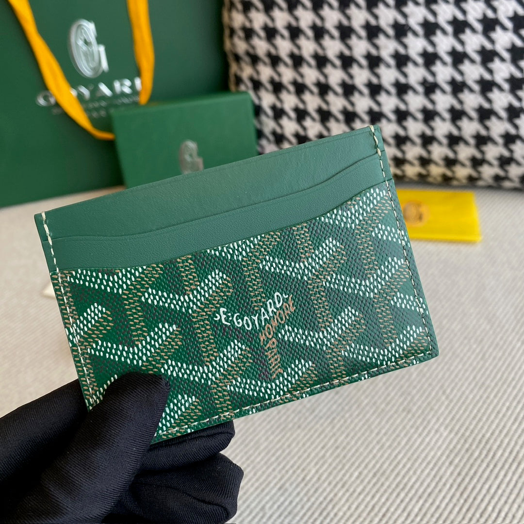 (PRE ORDER) GOYARD CARDHOLDER - GREEN