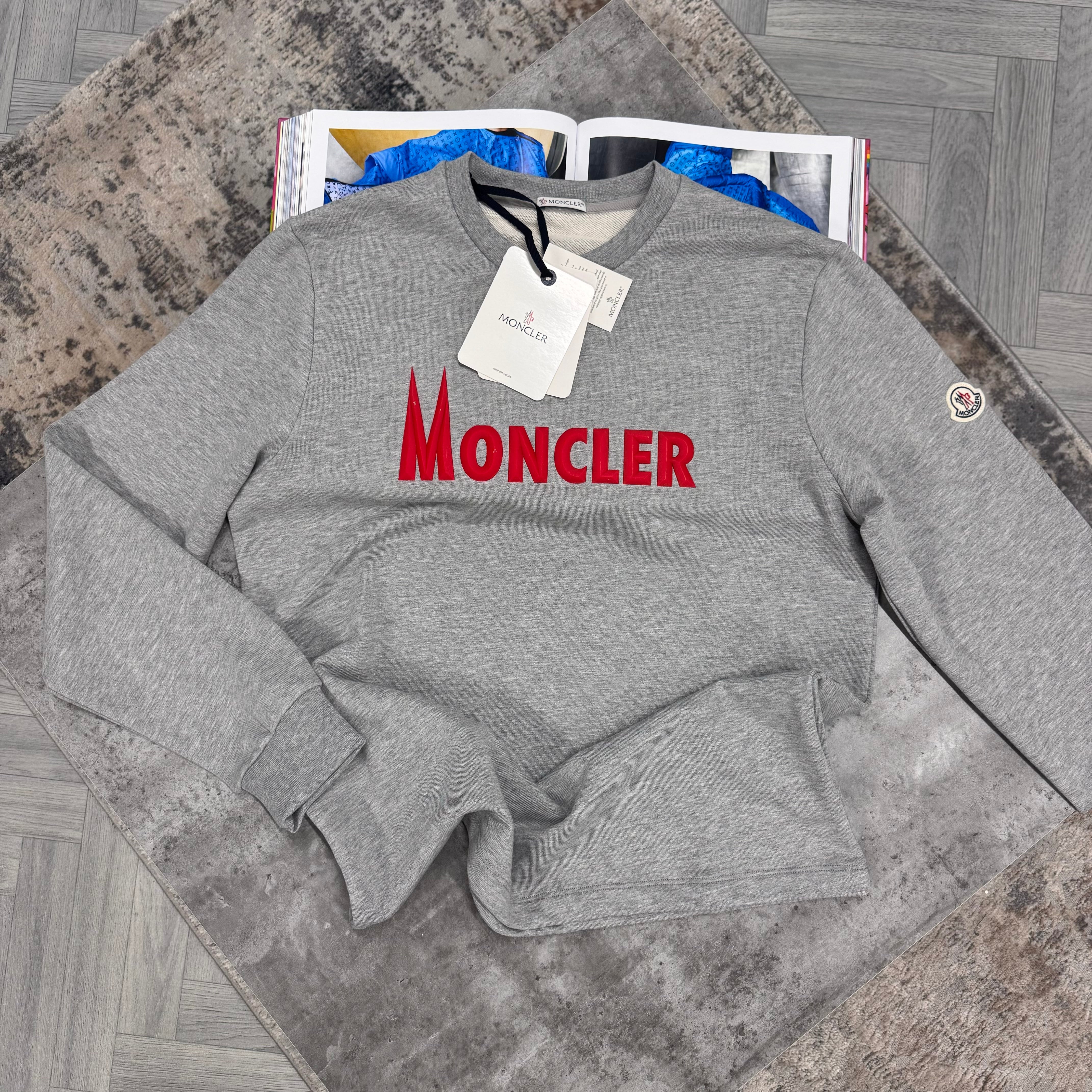 MNCLR JUMPER - GREY / RED