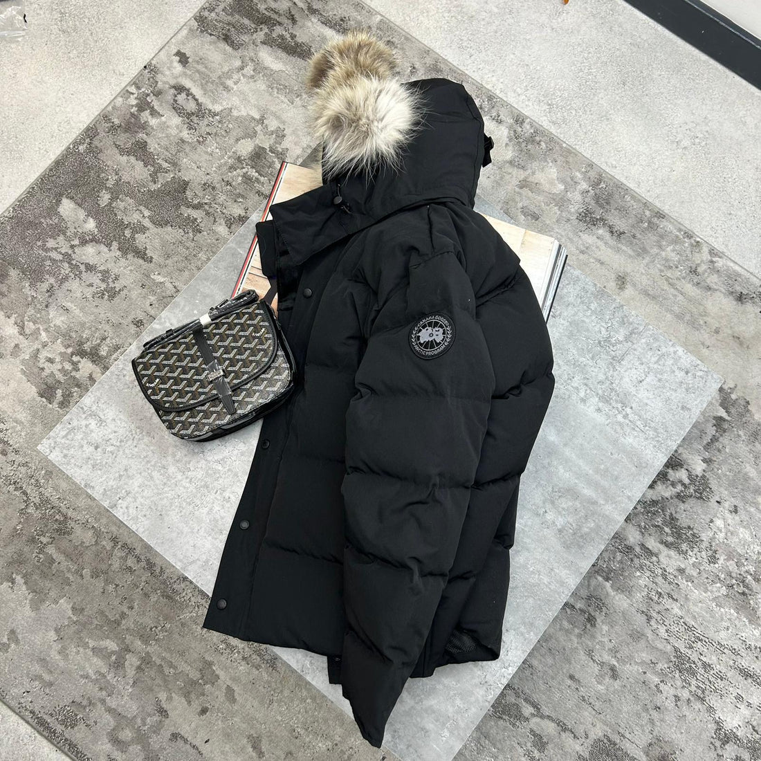 (PRE ORDER) CG BLACK BADGE WYNDHAM COAT - BLACK