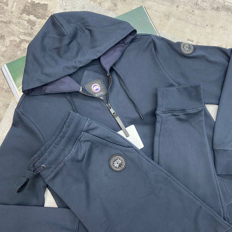 CANADA GOOSE BLACK BADGE FULL ZIP TRACKSUIT - NAVY