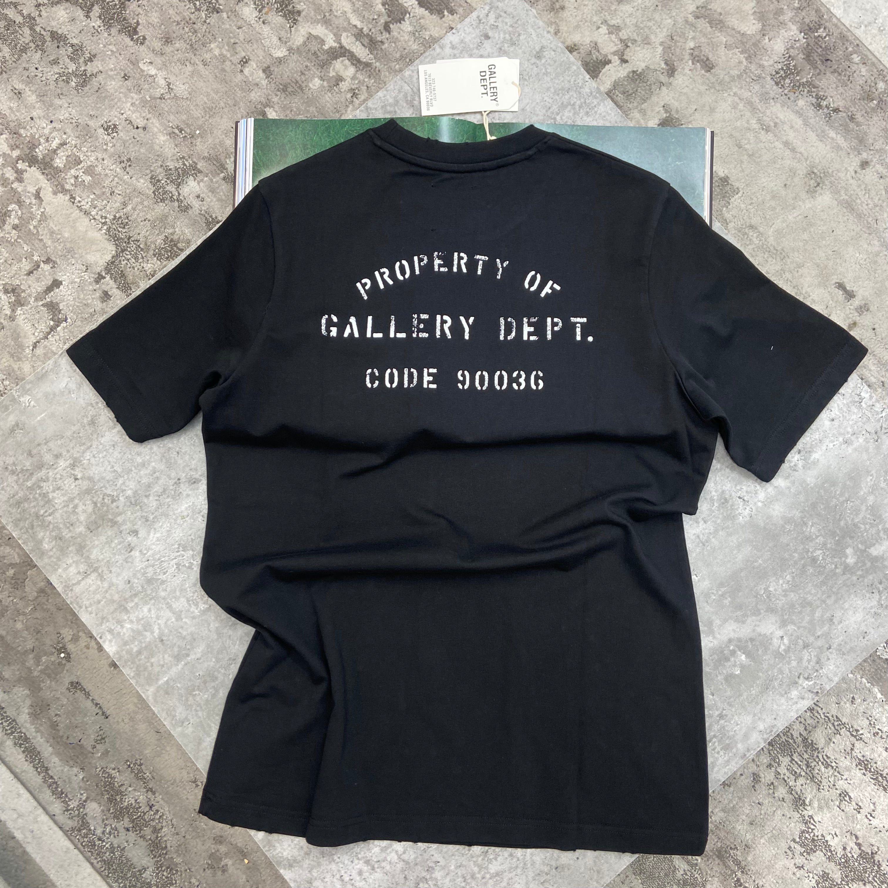 GALLERY DEPT T SHIRT - BLACK