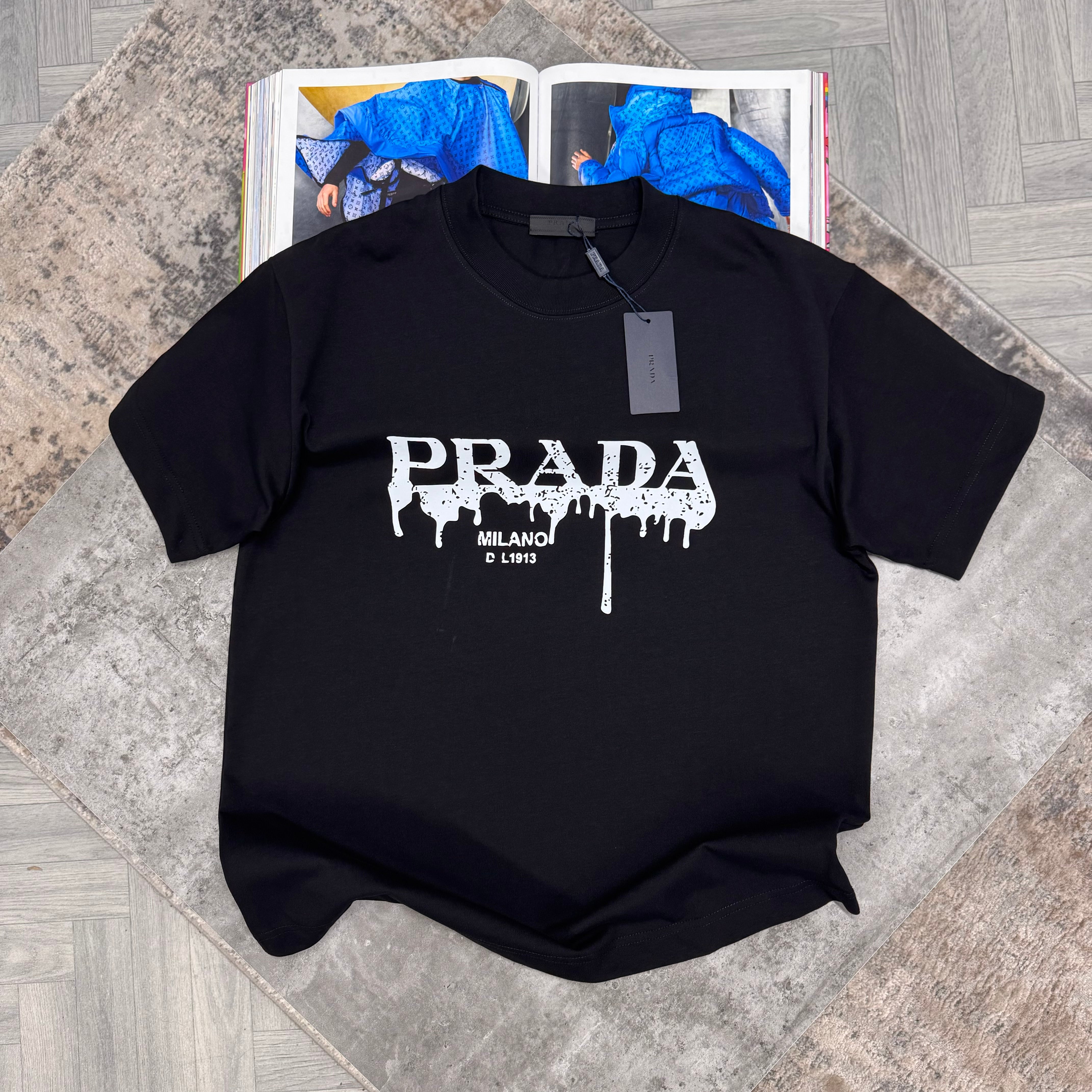 PRA DRIP T SHIRT - BLACK