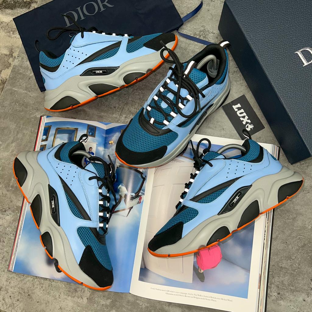 DIOR B22 TRAINER - BLUE / ORANGE