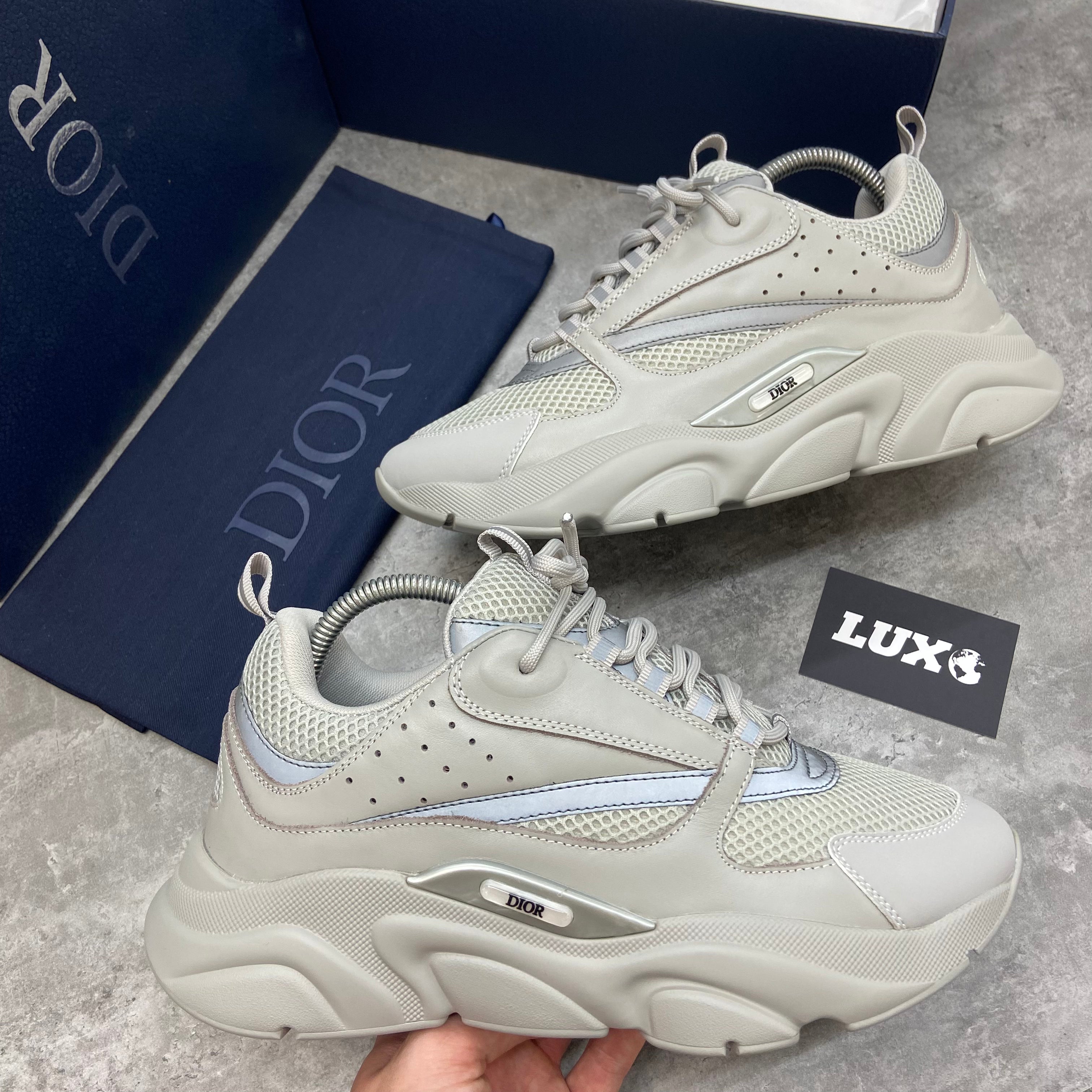 (PRE ORDER) DIOR B22 TRAINER - WOLF GREY