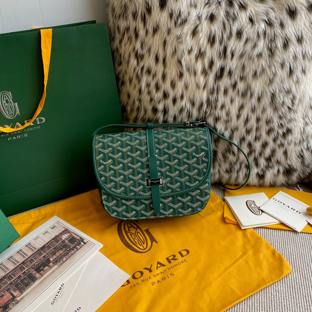 (PRE ORDER) GOYARD MESSENGER BAG - GREEN