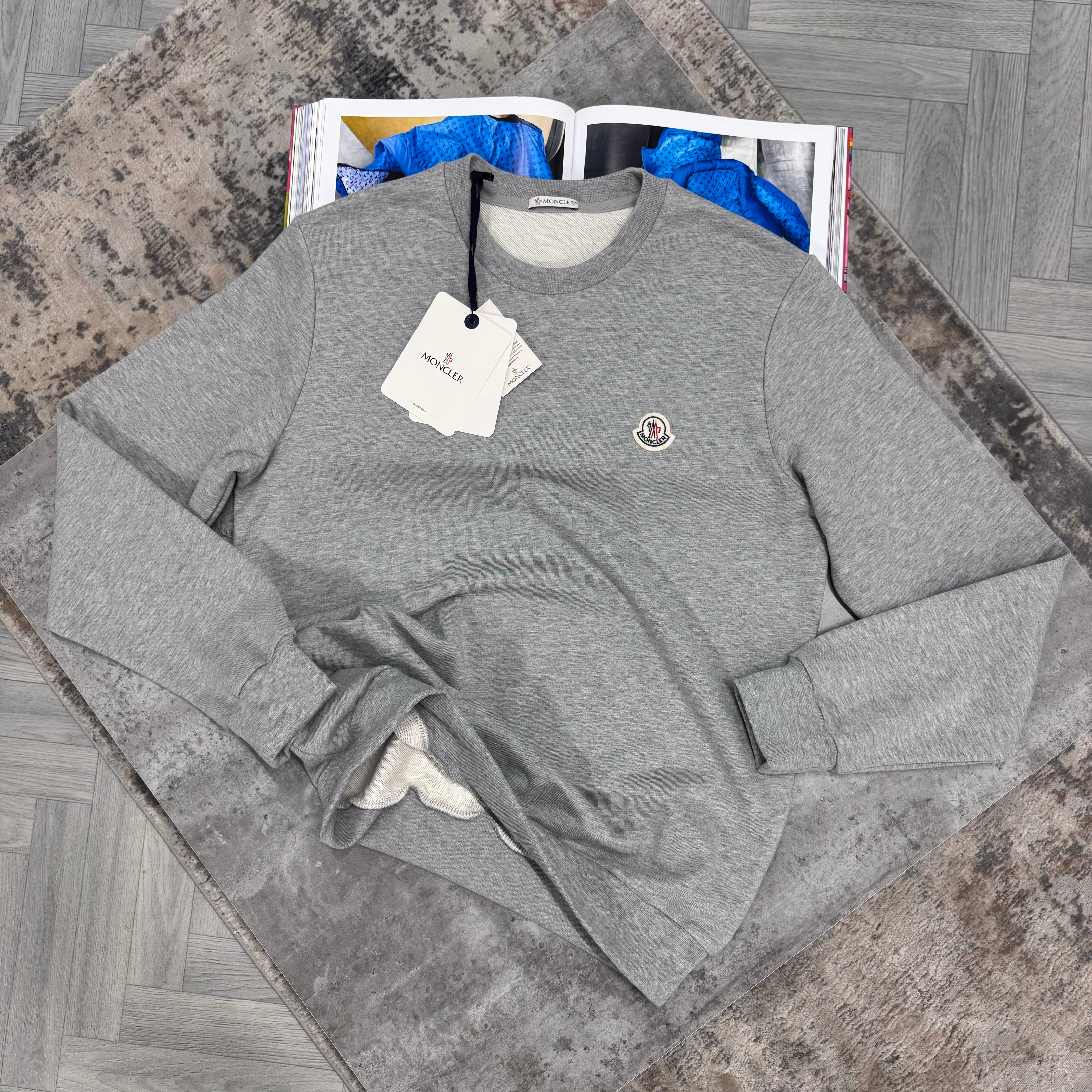 MNCLR CREWNECK JUMPER - GREY