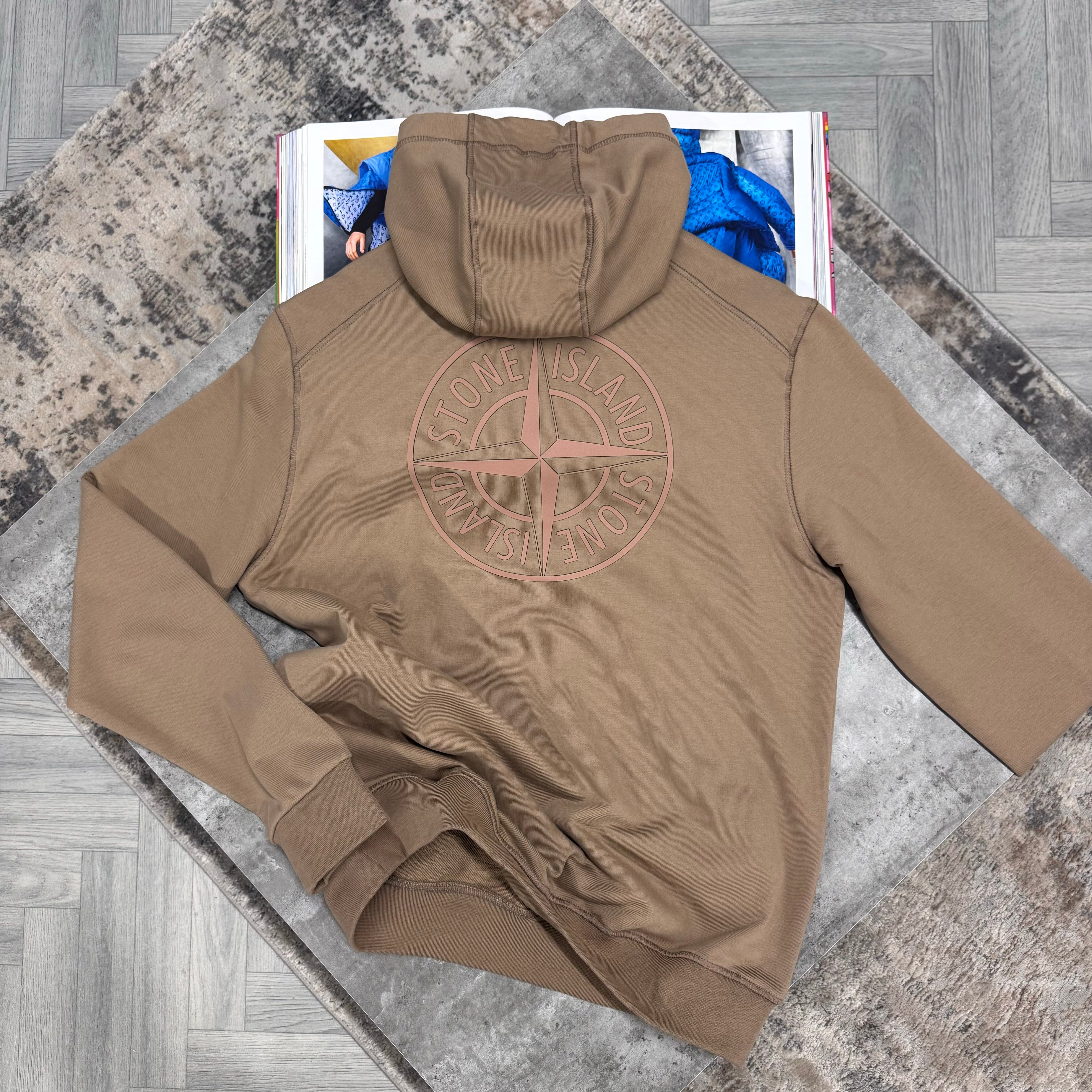 STONEY COMPASS HOODIE - BROWN