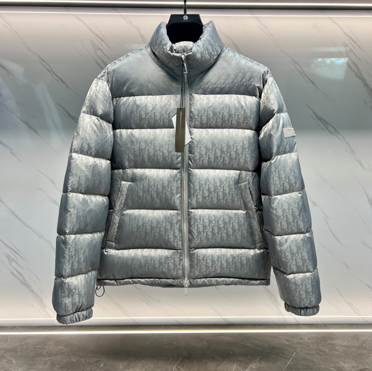 (PRE ORDER) DIOR OBLIQUE COAT - GREY