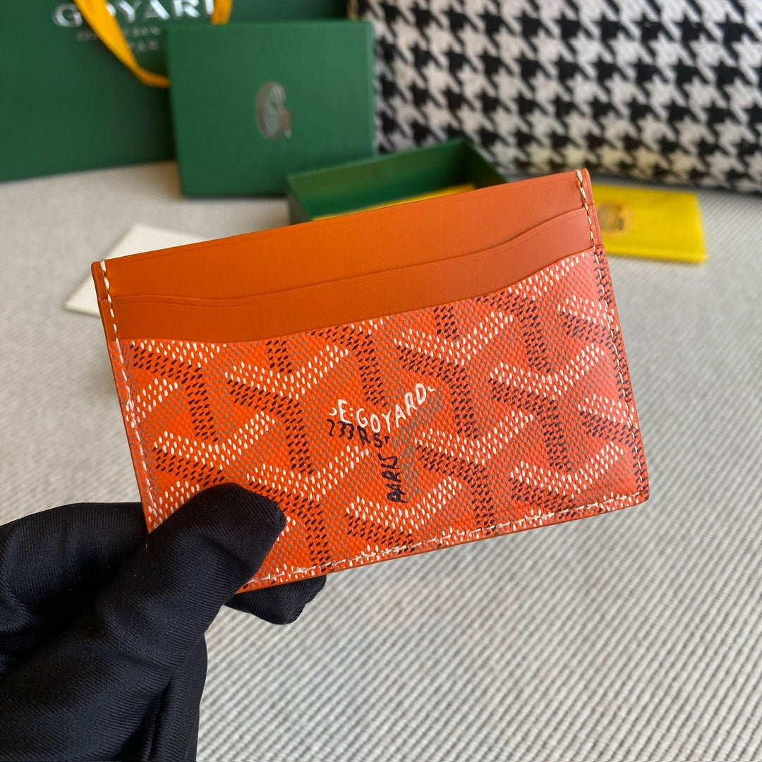 (PRE ORDER) GOYARD CARDHOLDER - ORANGE