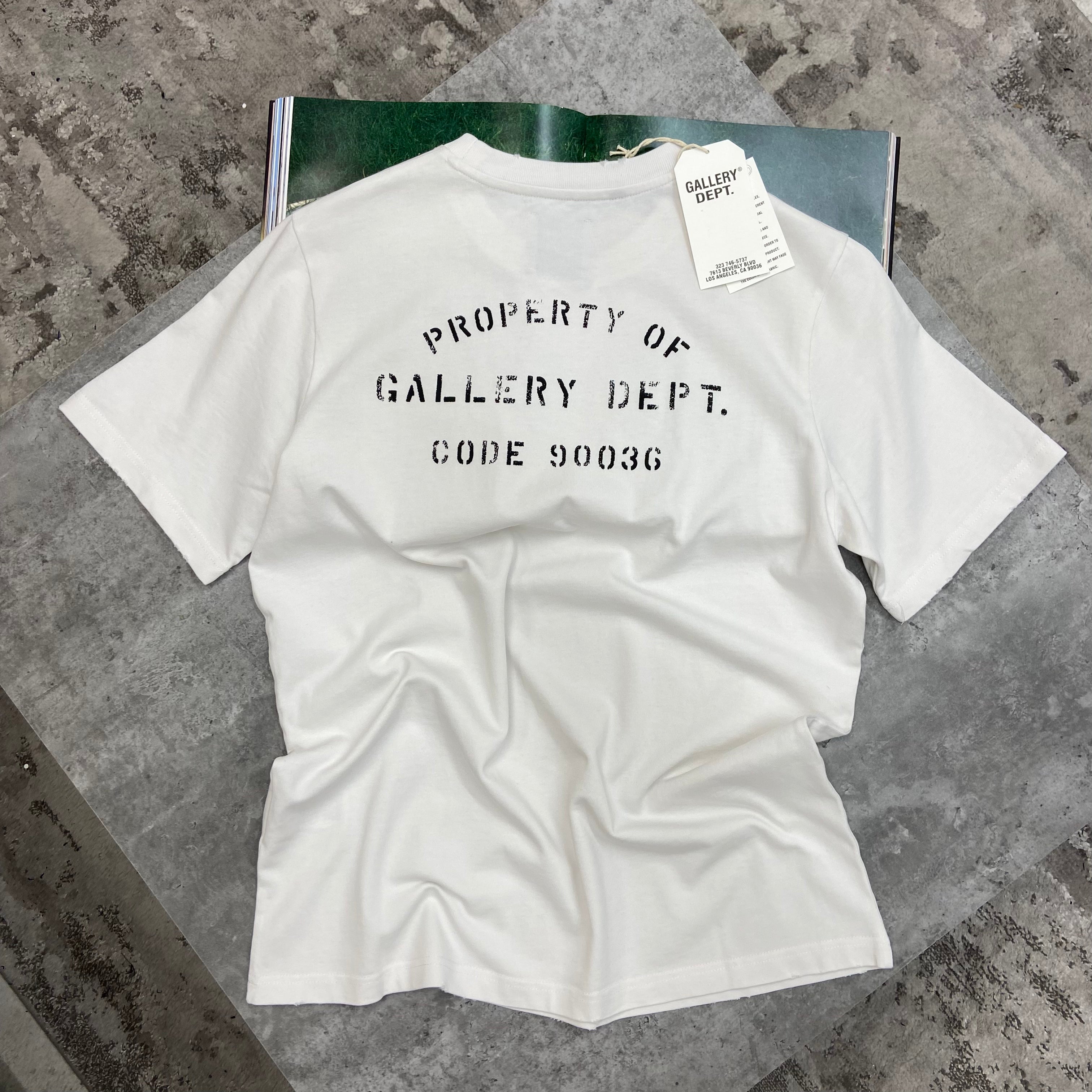 GALLERY DEPT T SHIRT - WHITE