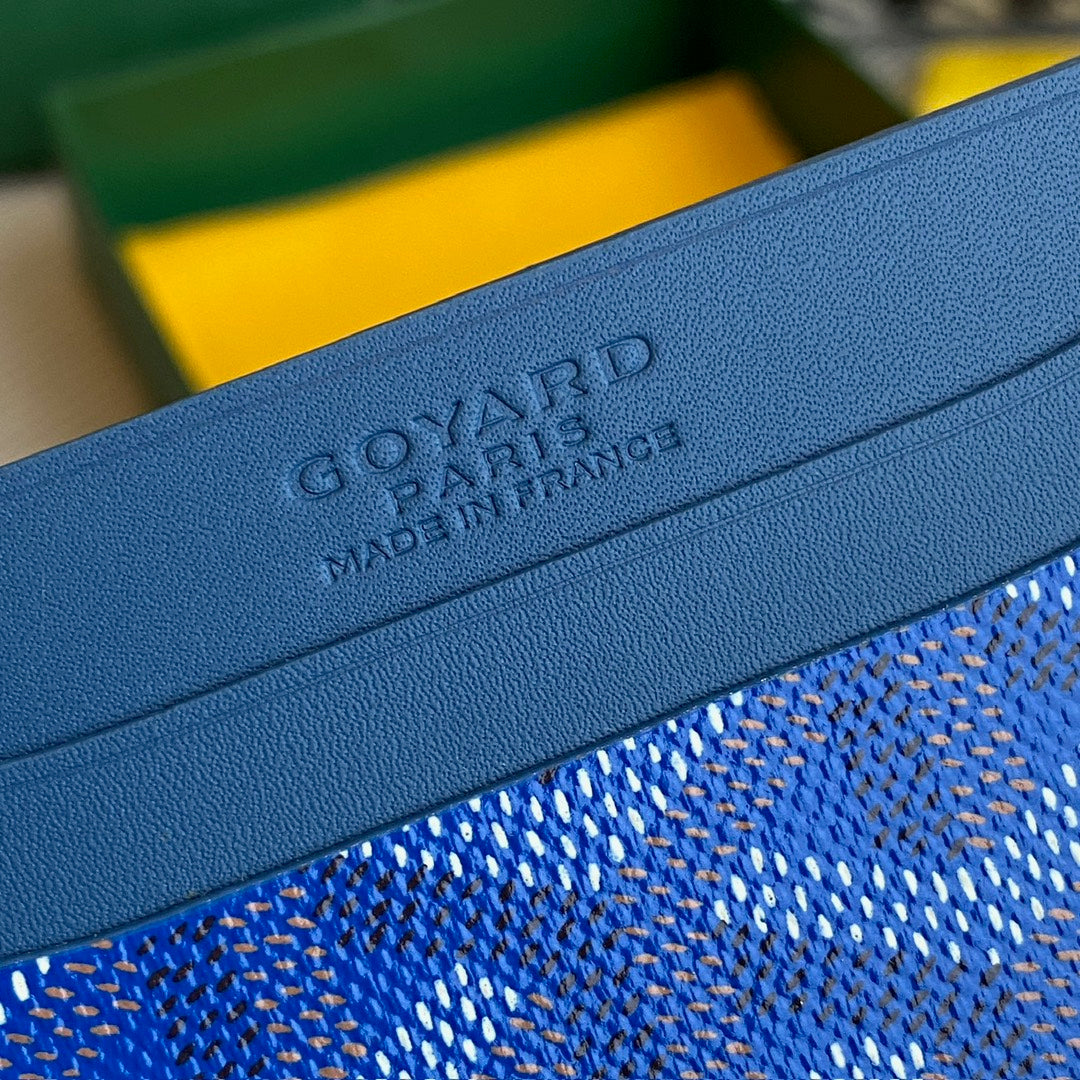 (PRE ORDER) GOYARD CARDHOLDER - BLUE