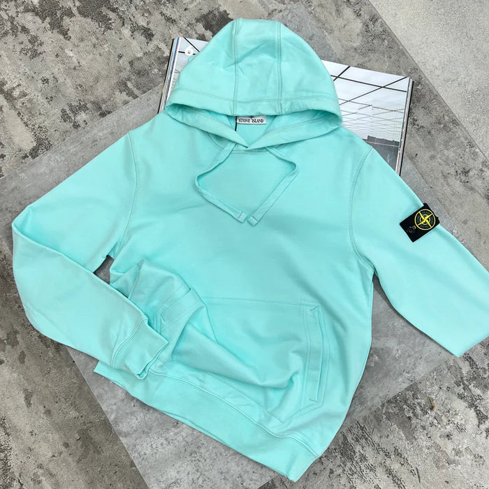 STONE ISLAND HOODIE - MINT