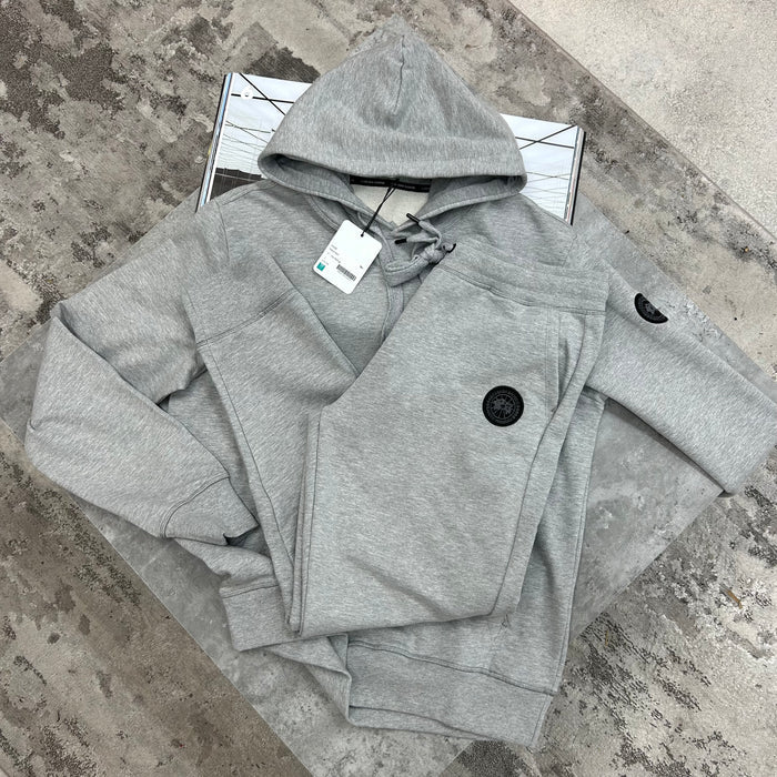 CANADA GOOSE BLACK BADGE TRACKSUIT - GREY