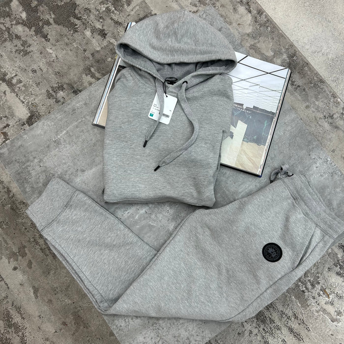 CANADA GOOSE BLACK BADGE TRACKSUIT - GREY