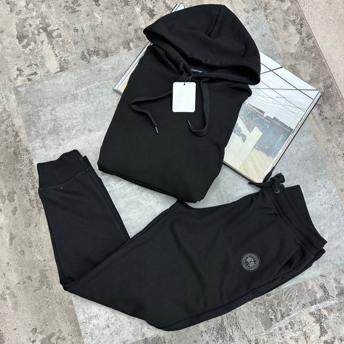 CANADA GOOSE BLACK BADGE TRACKSUIT - BLACK