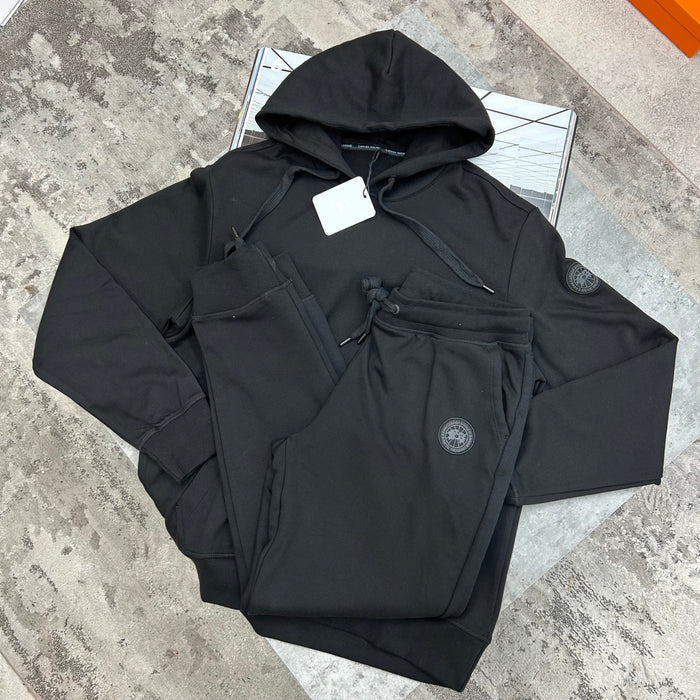 CANADA GOOSE BLACK BADGE TRACKSUIT - BLACK