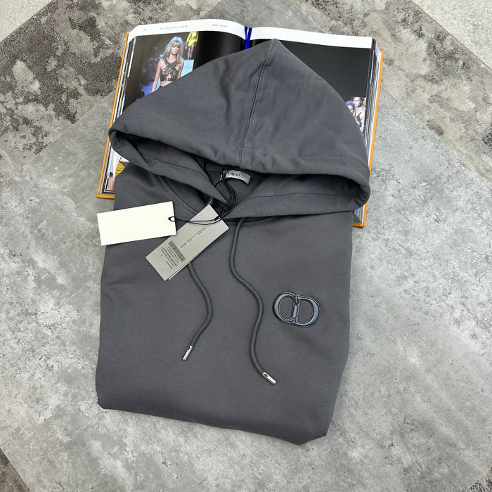 DIOR CD HOODIE - CHARCOAL