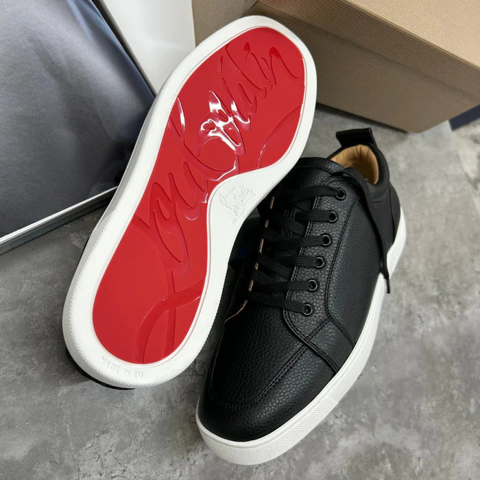 CHRISTIAN LOUBOUTIN TRAINERS BLACK WHITE PRE ORDER