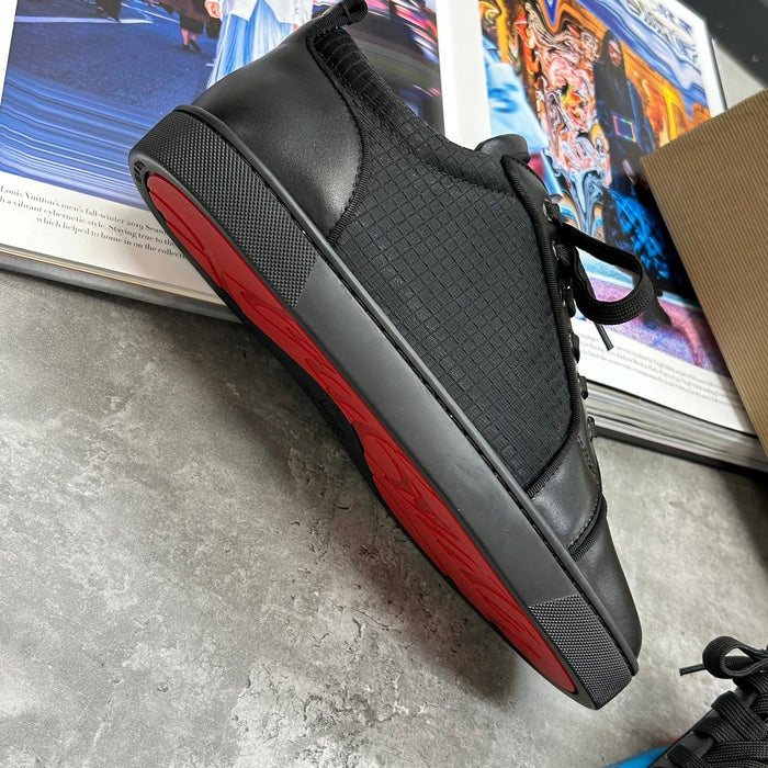 CHRISTIAN LOUBOUTIN TRAINERS - BLACK / WHITE (PRE ORDER)