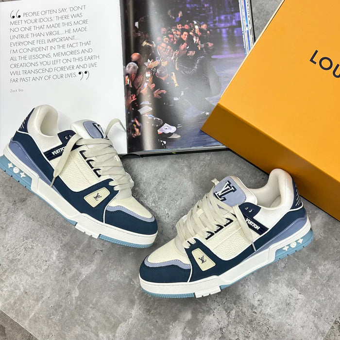 (PRE ORDER) LOUIS VUITTON TRAINERS - BLUE / WHITE