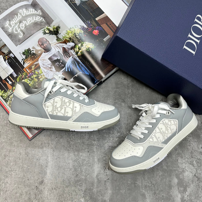 (PRE ORDER) DIOR B27 TRAINERS - GREY / WHITE