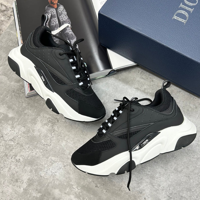 (PRE ORDER) DIOR B22 TRAINERS - BLACK / WHITE