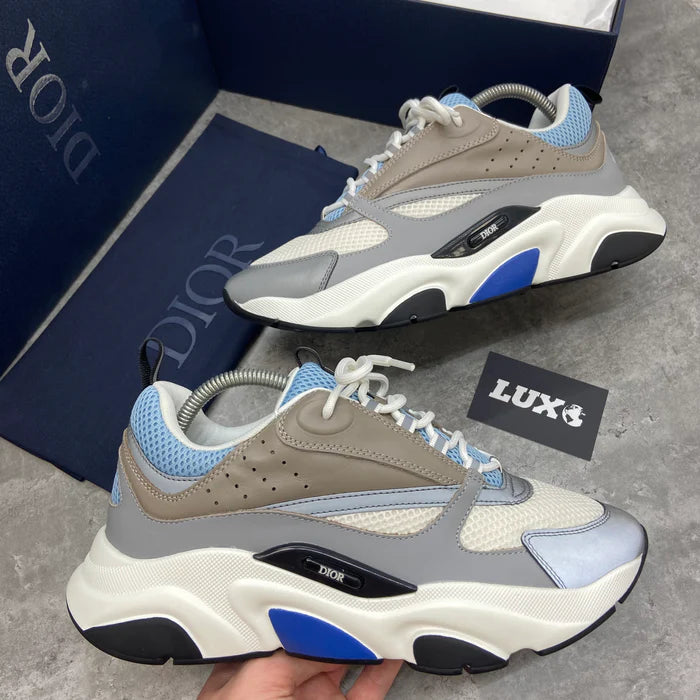 (PRE ORDER) DIOR B22 TRAINERS - BABY BLUE