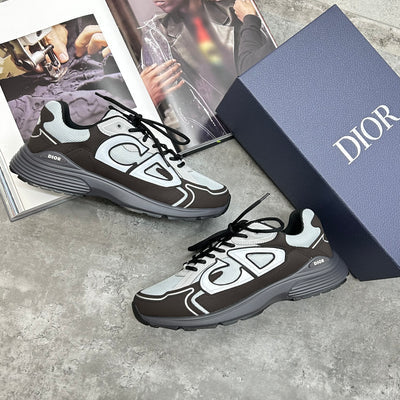 (PRE ORDER) DIOR B30 TRAINERS - GREY / BLACK