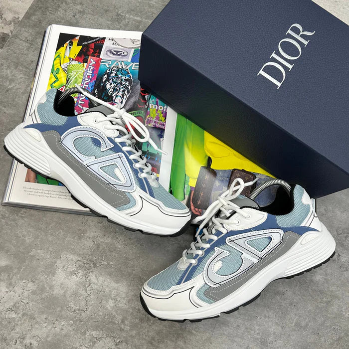 (PRE ORDER) DIOR B30 TRAINERS - BABY BLUE